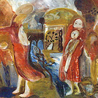 A backpacker's journey taking her in the direction the river flows